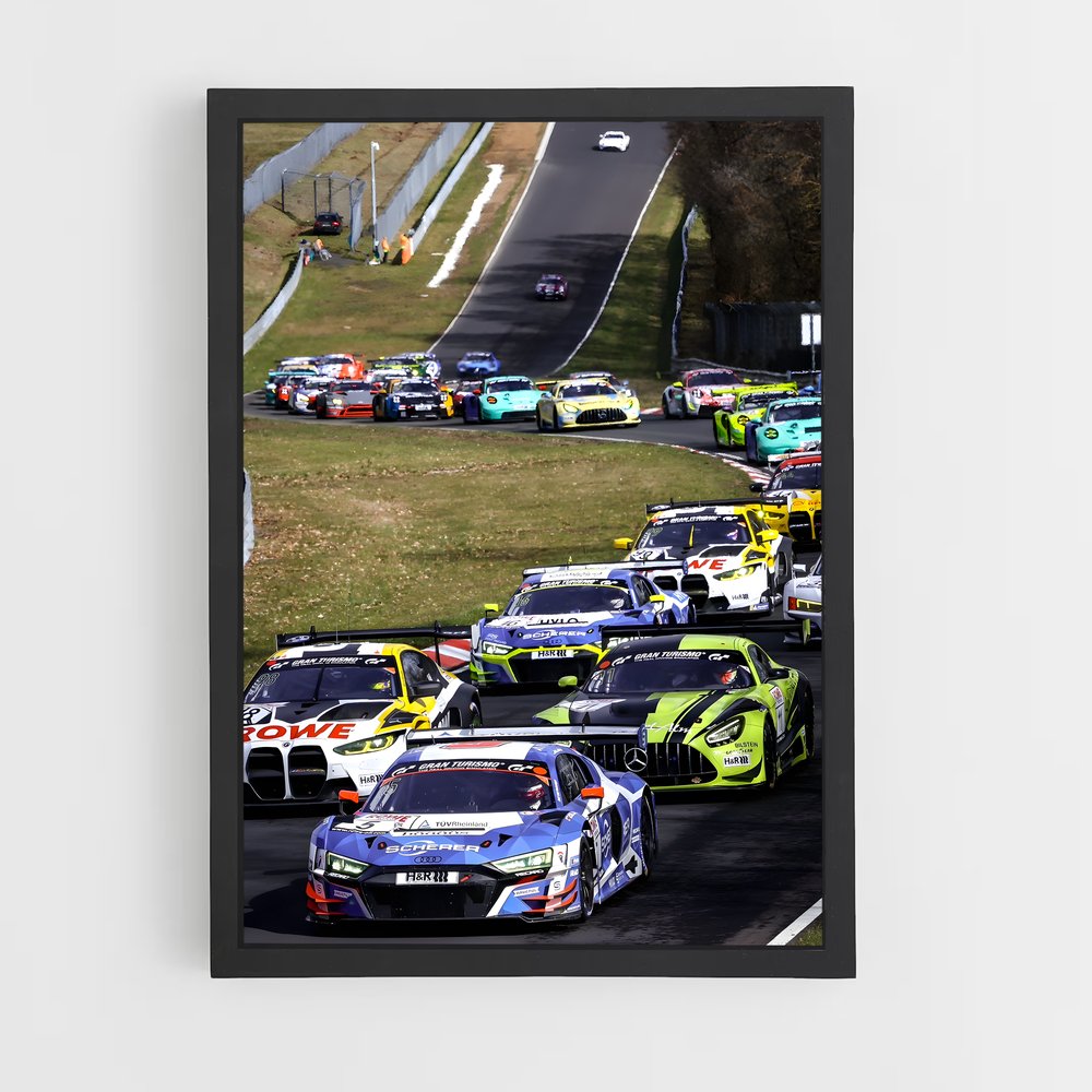 Poster magnifique Le Mans – affiche Moto Guzzi (vue 2)
